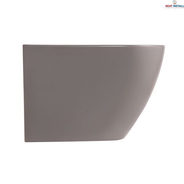 Біде підвісне Qtap Robin 515x370x350 мм, Stone grey QT13551381GSG SD00054285 фото