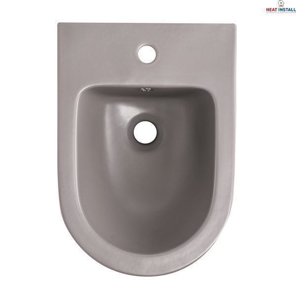 Біде підвісне Qtap Robin 515x370x350 мм, Stone grey QT13551381GSG SD00054285 фото