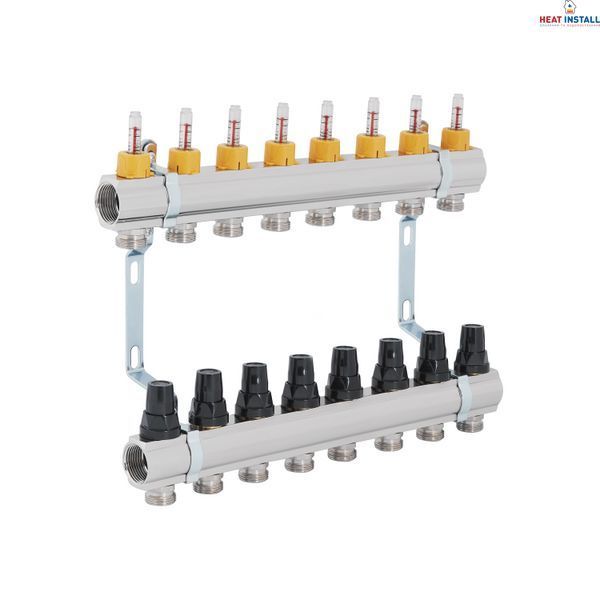 Колектор з витратомірами Thermo Alliance Forte 1" 8 виходів SF001W8 SD00039947 фото