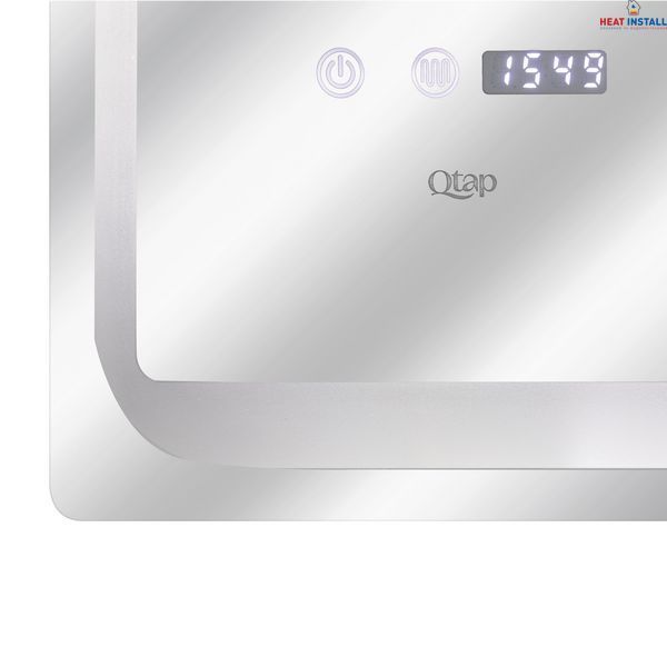 Дзеркало Qtap Mideya 800х600 з LED-підсвічуванням Touch, з антизапотіванням, з годинником, димером QT2078NCF8060W SD00051755 фото
