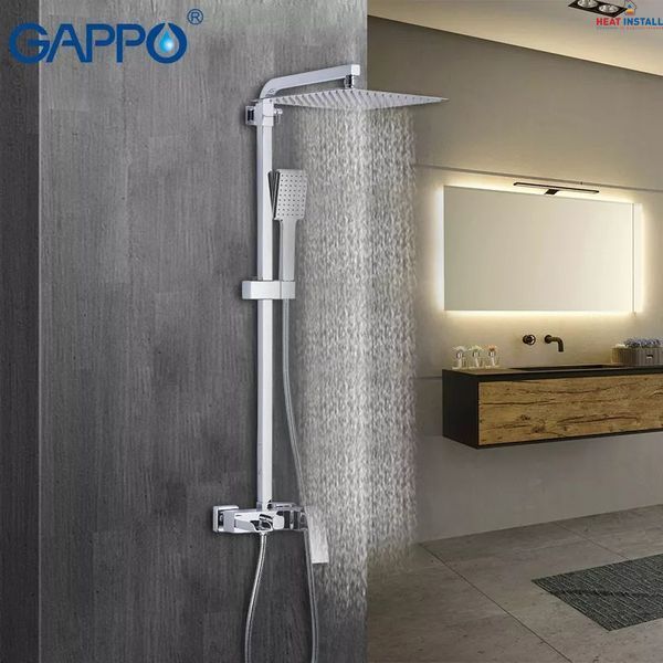 Душова система GAPPO G2407-30, білий/хром 1034059 фото