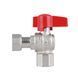 Кран кульовий Thermo Alliance Standart 1/2"ВВ кутовий, PN40, з накидною гайкою TAS223W15 SD00054689 фото 4