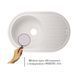 Кухонна мийка Lidz 780x500/200 WHI-01 (LIDZWHI10780500200) SD00039798 фото 5