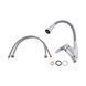Змішувач для кухні Lidz Tani 007F3 з гнучким виливом (k40) LDTAN007F3GCR31869 Chrome/Grey SD00037970 фото 5