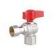 Кран кульовий Thermo Alliance Standart 1/2"ВВ кутовий, PN40, з накидною гайкою TAS223W15 SD00054689 фото 1