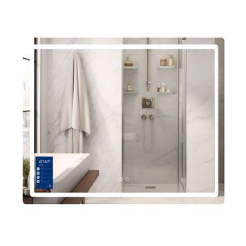 Дзеркало Qtap Mideya (MI2) 900х700 з LED-підсвічуванням Touch, з антизапотіванням, з димером, рег. яскравості QT2078NCF9070 SD00054604 фото