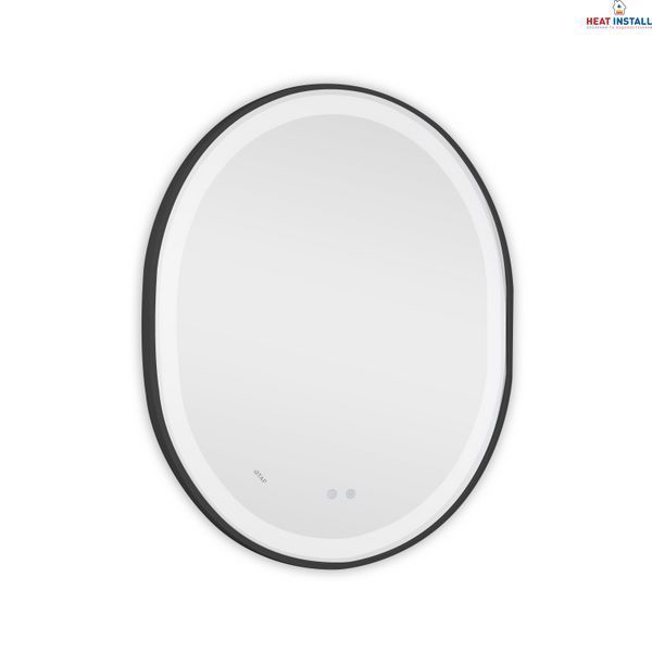 Дзеркало Qtap Gemini 800х700 з LED-підсвічуванням Touch, з антизапотіванням, з димером, рег. темп. кольору (3000-6500K) Reverse QT2578R8072B SD00052319 фото