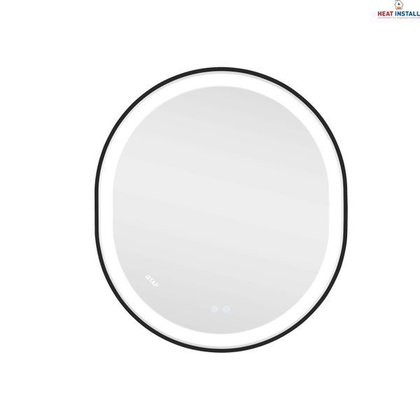Дзеркало Qtap Gemini 800х700 з LED-підсвічуванням Touch, з антизапотіванням, з димером, рег. темп. кольору (3000-6500K) Reverse QT2578R8072B SD00052319 фото