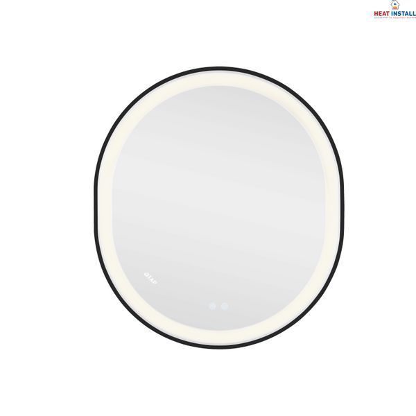 Дзеркало Qtap Gemini 800х700 з LED-підсвічуванням Touch, з антизапотіванням, з димером, рег. темп. кольору (3000-6500K) Reverse QT2578R8072B SD00052319 фото