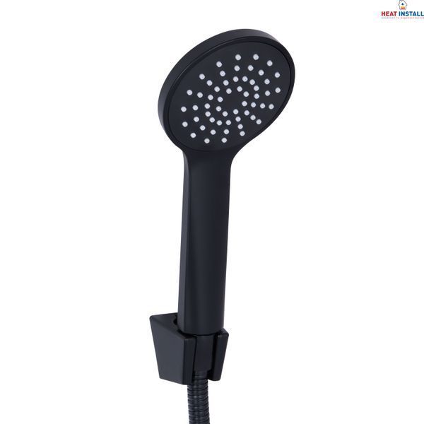 Змішувач для ванни Lidz Latwa 006 (з душовим гарнітуром) (k35) LDLAT006BLA45419 Black SD00051543 фото