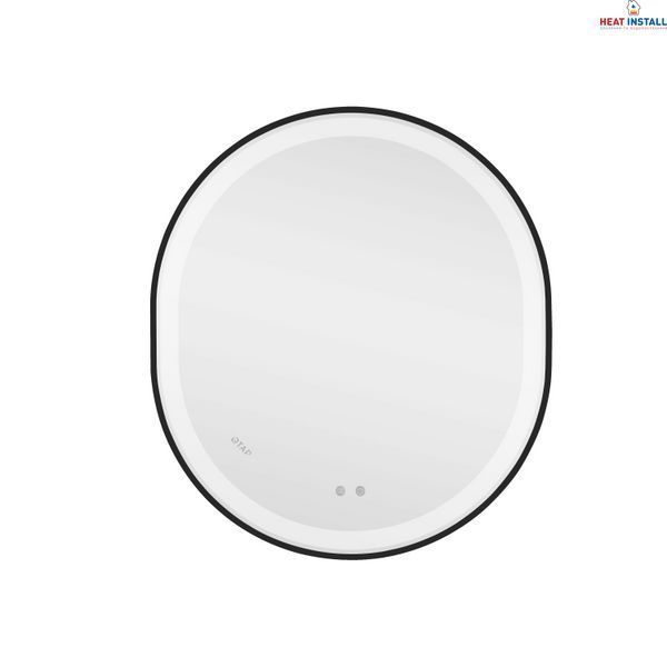 Дзеркало Qtap Gemini 800х700 з LED-підсвічуванням Touch, з антизапотіванням, з димером, рег. темп. кольору (3000-6500K) Reverse QT2578R8072B SD00052319 фото