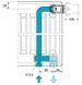 Клапан INNER під термоголовку М30x1,5 панельного радіатора 1/2&Prime;З IIM30 CRISTAL (в трубу) 000022029 фото 2