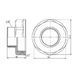 Перехід Thermo Alliance Forte 2"х1" 1/4 ВЗ SF3605032 SD00002602 фото 1