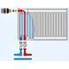 Клапан INNER під термоголовку М30x1,5 панельного радіатора 1/2&Prime;З IIM30 CRISTAL (в трубу) 000022029 фото 3