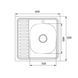 Кухонна мийка Brinex 6060-R 0,6 мм Satin (BRIN6060RSAT06) SD00054107 фото 2