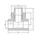 Трійник PPR Blue Ocean 20х1/2"х20 ЗР SD00009240 фото 3