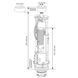 Зливний механізм SIAMP 49-OPTIMA Double Flash 000002302 фото 2