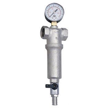 Фільтр з краном та манометром SOLOMON 3/4&Prime; NV - 5024 000001215 фото