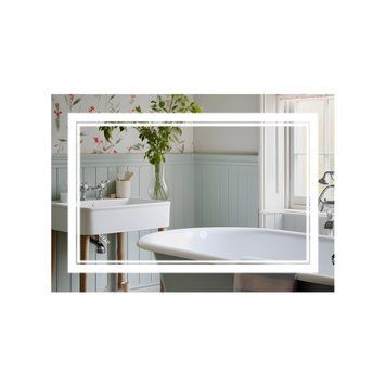 Дзеркало Qtap Cardinal (CA1) 800х600 з LED-підсвічуванням Touch, з антизапотіванням, з димером, рег. темп. кольору (3000-6500K) Reverse QT0478C8060 SD00054580 фото