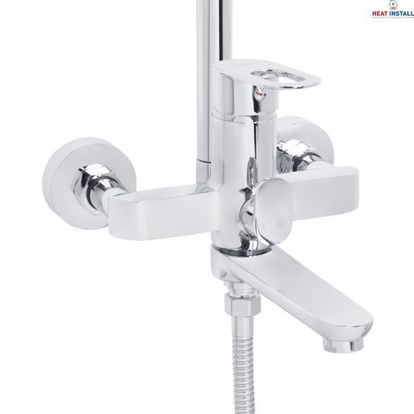 Душова система універсальна Lidz Latwa 1031 на три споживача (з виливом) (k35) Chrome LDLAT1031CRM48993 SD00055117 фото