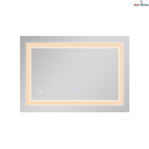 Дзеркало Qtap Cardinal (CA1) 800х600 з LED-підсвічуванням Touch, з антизапотіванням, з димером, рег. темп. кольору (3000-6500K) Reverse QT0478C8060 SD00054580 фото