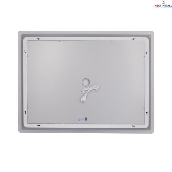 Дзеркало Lidz Orion (OR2) 800х600 з LED-підсвічуванням Touch, з антизапотіванням, з димером, рег. яскравості LDOR80060049294 SD00055418 фото