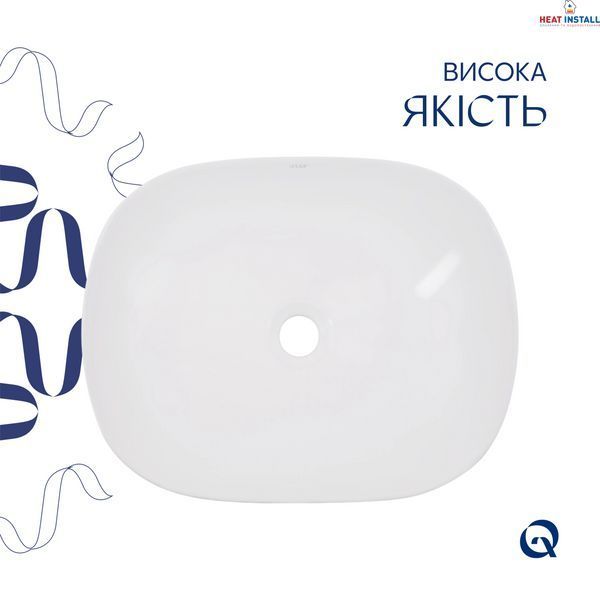 Раковина-чаша Qtap Aquarius 470x380x120 White QT21116302W SD00052912 фото