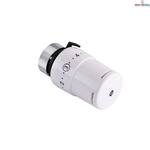Набір Крани радіаторні прямі ARCO 1/2&Prime; подача + зворотка + термоголовка KCT02 М30 000004853 фото