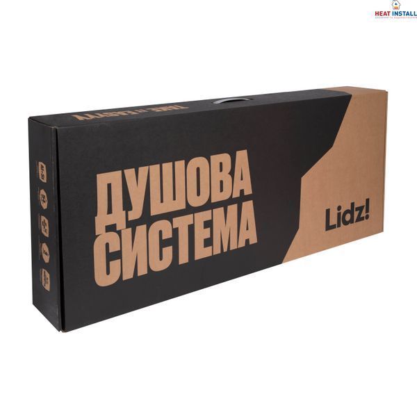 Душова система універсальна Lidz Latwa 1031 на три споживача (з виливом) (k35) Chrome LDLAT1031CRM48993 SD00055117 фото