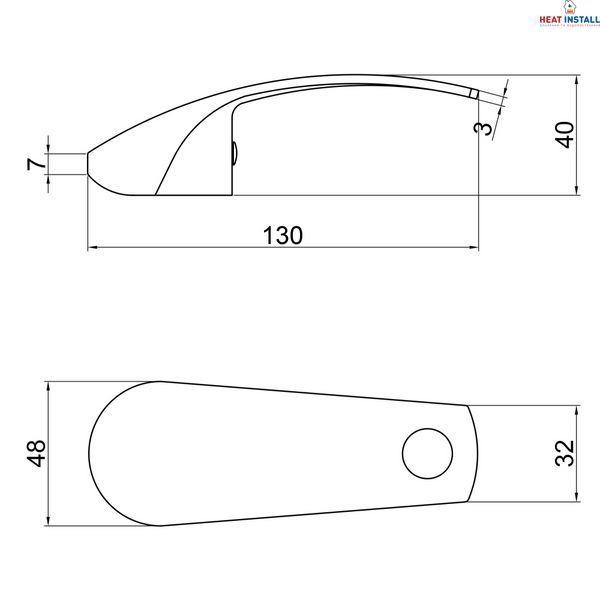 Ручка для змішувача Lidz Repair Mars 040M (k40) LDREP040MCRM34817 Chrome SD00040921 фото
