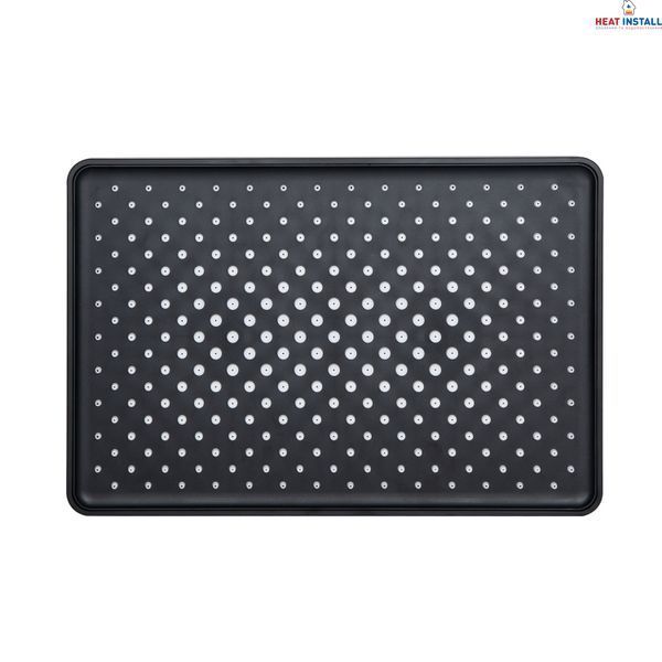 Лійка для верхнього душу Qtap Hlavova 280x190 мм прямокутна QTHLA107BLM45947 Black Matt SD00052071 фото