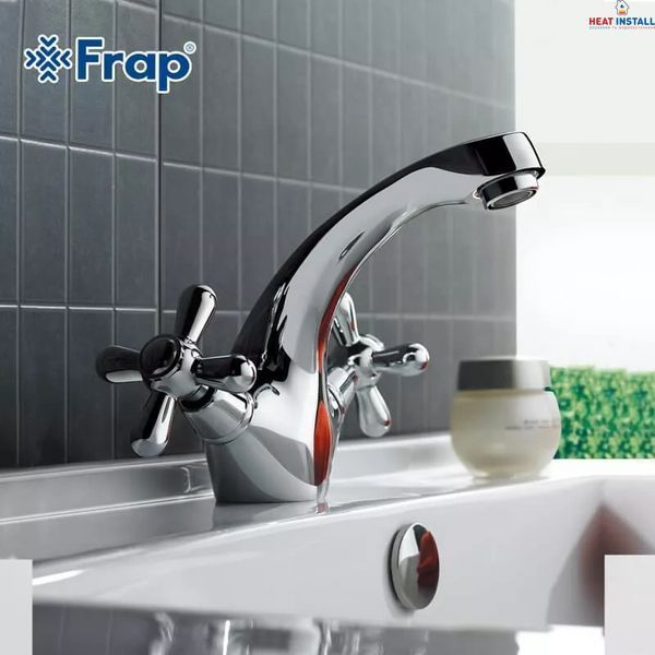 Змішувач для умивальника Frap F1025, хром 1034151 фото
