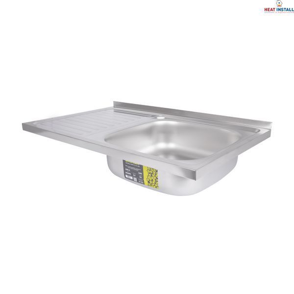 Кухонна мийка Brinex 5080-R 0,6 мм Satin (BRIN5080RSAT06) SD00054102 фото