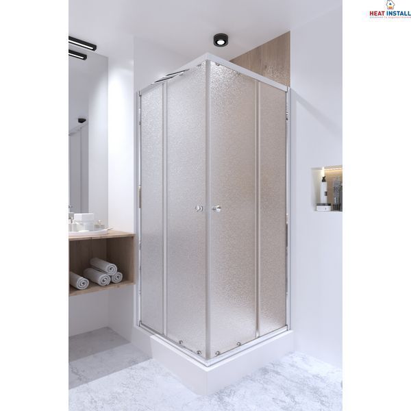 Душова кабіна Qtap Presto CRM1088SP5 80х80 см, скло Pear 5 мм без піддона SD00039696 фото