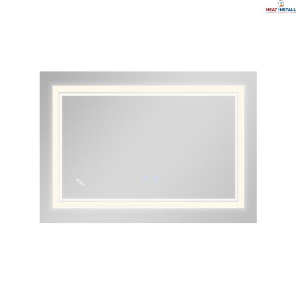 Дзеркало Qtap Cardinal (CA1) 800х600 з LED-підсвічуванням Touch, з антизапотіванням, з димером, рег. темп. кольору (3000-6500K) Reverse QT0478C8060 SD00054580 фото