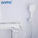 Змішувач для ванни GAPPO G3217-8, білий/хром 1033999 фото 3