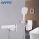 Змішувач для ванни GAPPO G3217-8, білий/хром 1033999 фото 2