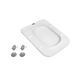 Сидіння для унітаза Qtap Kalao з мікроліфтом Slim QT08991213AW SD00049380 фото 3