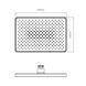 Лійка для верхнього душу Qtap Hlavova 280x190 мм прямокутна QTHLA107BLM45947 Black Matt SD00052071 фото 3