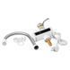 Проточний кран-водонагрівач кухонний для кухні Lidz Warm 058 LDWAR058WCR24985 White / Chrome SD00031082 фото 3