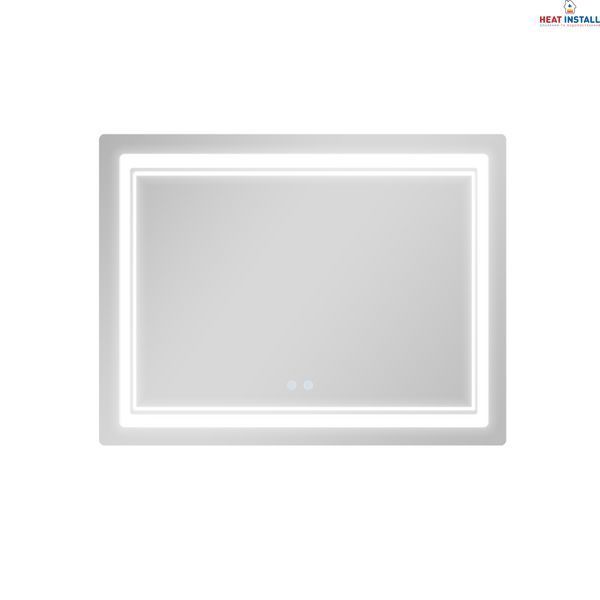 Дзеркало Qtap Cardinal (CA2) 1000х800 з LED-підсвічуванням Touch, з антизапотіванням, з димером, рег. темп. кольору (3000-6500K) QT0478C1008048455 SD00054579 фото