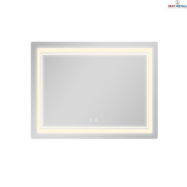 Дзеркало Qtap Cardinal (CA2) 1000х800 з LED-підсвічуванням Touch, з антизапотіванням, з димером, рег. темп. кольору (3000-6500K) QT0478C1008048455 SD00054579 фото