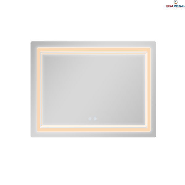 Дзеркало Qtap Cardinal (CA2) 1000х800 з LED-підсвічуванням Touch, з антизапотіванням, з димером, рег. темп. кольору (3000-6500K) QT0478C1008048455 SD00054579 фото