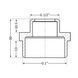 Ніпель Thermo Alliance Standart 1"х1/2" ЗР SD4082515 SD00047822 фото 2