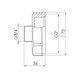 Перехід Thermo Alliance Forte 2"х3/4" ВЗ SF3605020 SD00002604 фото 1