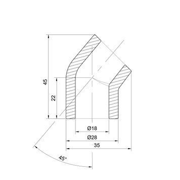 Кутик PPR Thermo Alliance 20, 45&deg; SD00029398 фото