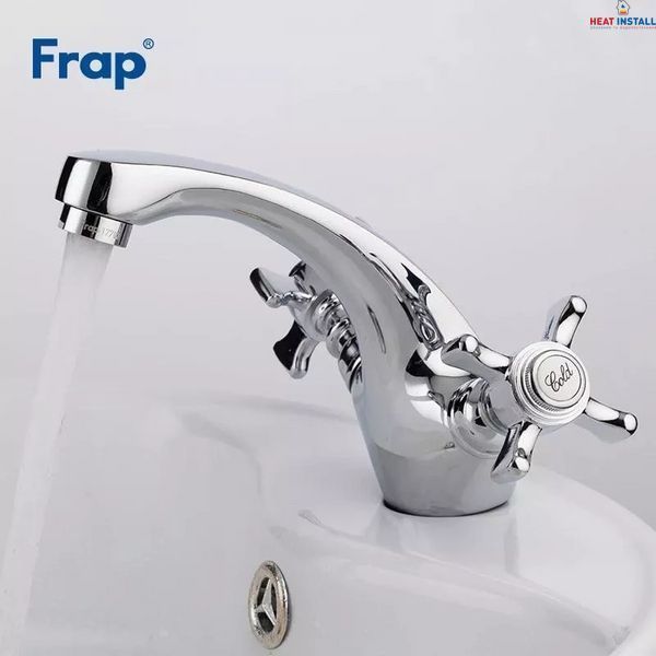 Змішувач для умивальника Frap F1024, хром 1033910 фото