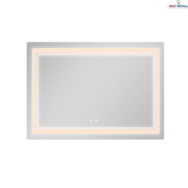 Дзеркало Qtap Cardinal (CA2) 1200х800 з LED-підсвічуванням Touch, з антизапотіванням, з димером, рег. темп. кольору (3000-6500K) QT0478C1208048454 SD00054578 фото