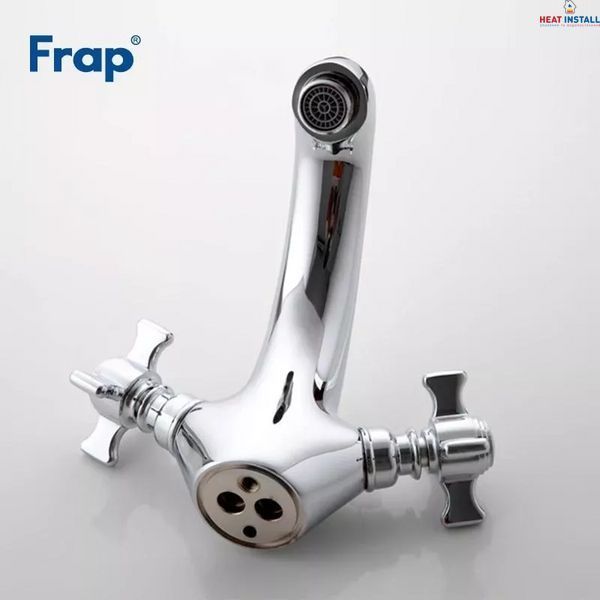 Змішувач для умивальника Frap F1024, хром 1033910 фото