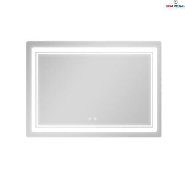 Дзеркало Qtap Cardinal (CA2) 1200х800 з LED-підсвічуванням Touch, з антизапотіванням, з димером, рег. темп. кольору (3000-6500K) QT0478C1208048454 SD00054578 фото